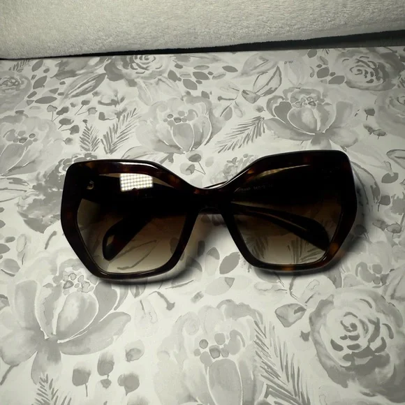 Prada Women's Brown Sunglasses - Picture 3 of 4